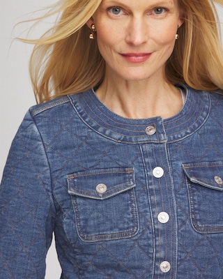 Quilted Denim Jacket | Chico's